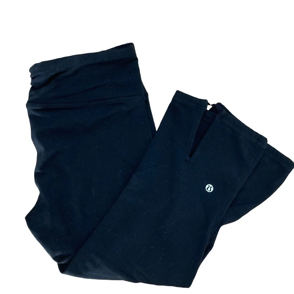 Lululemon Black Stretch Capri Legging  Sz: 8